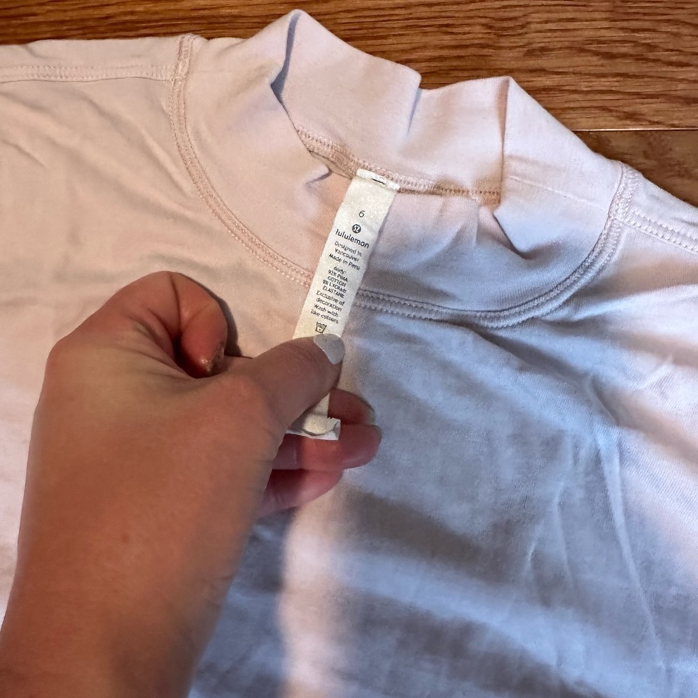 Lululemon mock neck tee - Picture 3 of 5